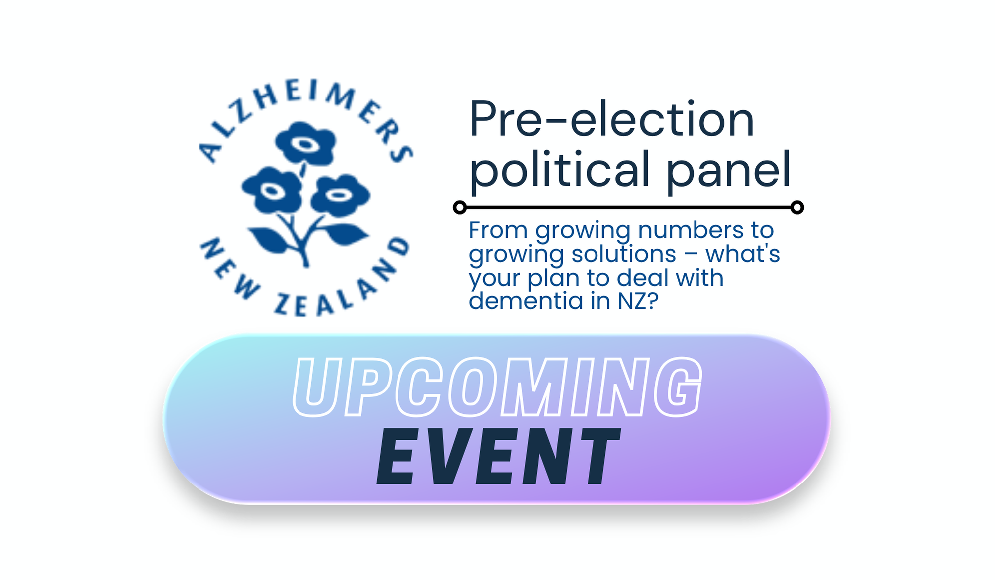 Pre-election political panel by Alzheimers NZ