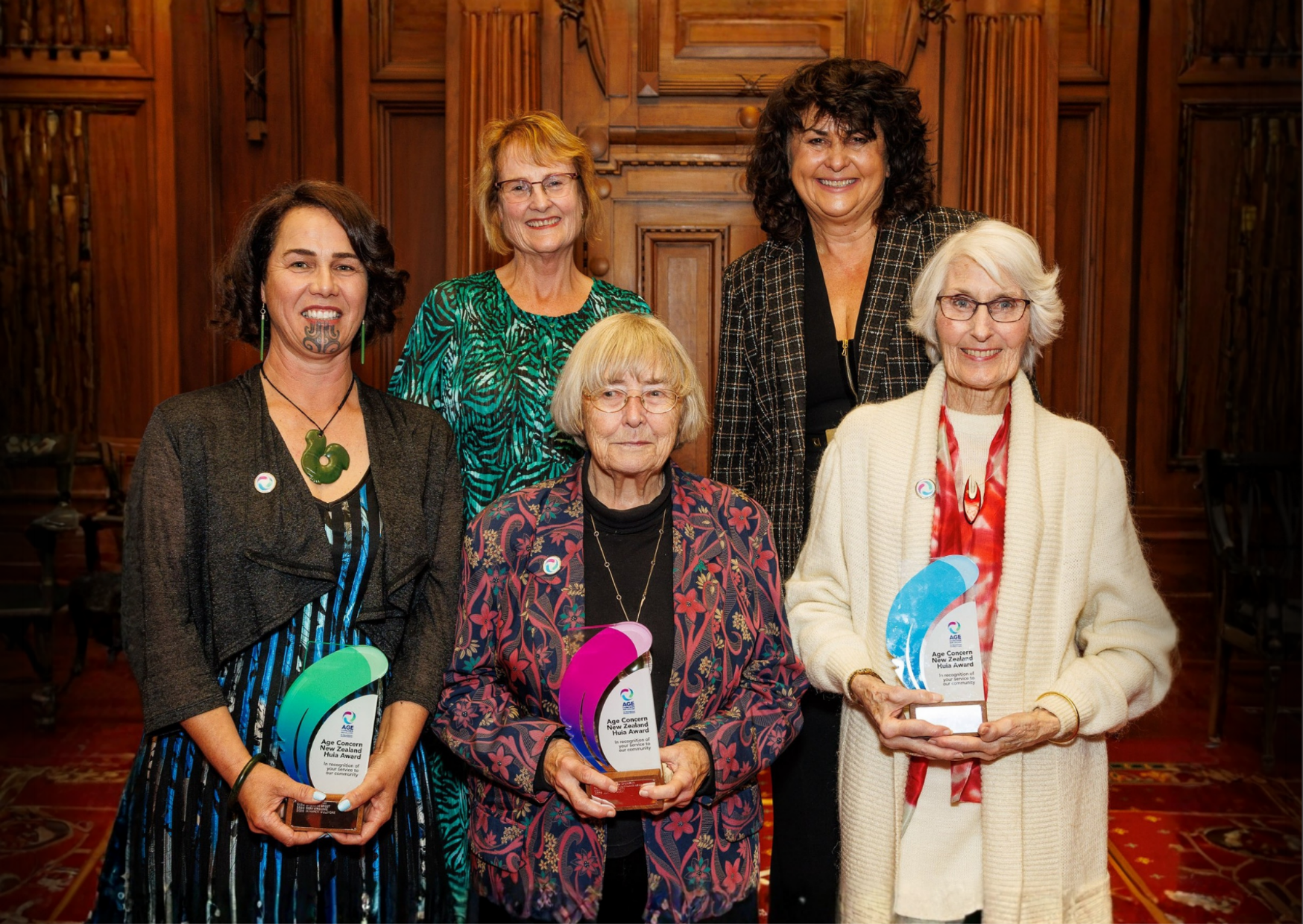 Age Concern New Zealand Huia Awards 2025, celebrating outstanding contributions.