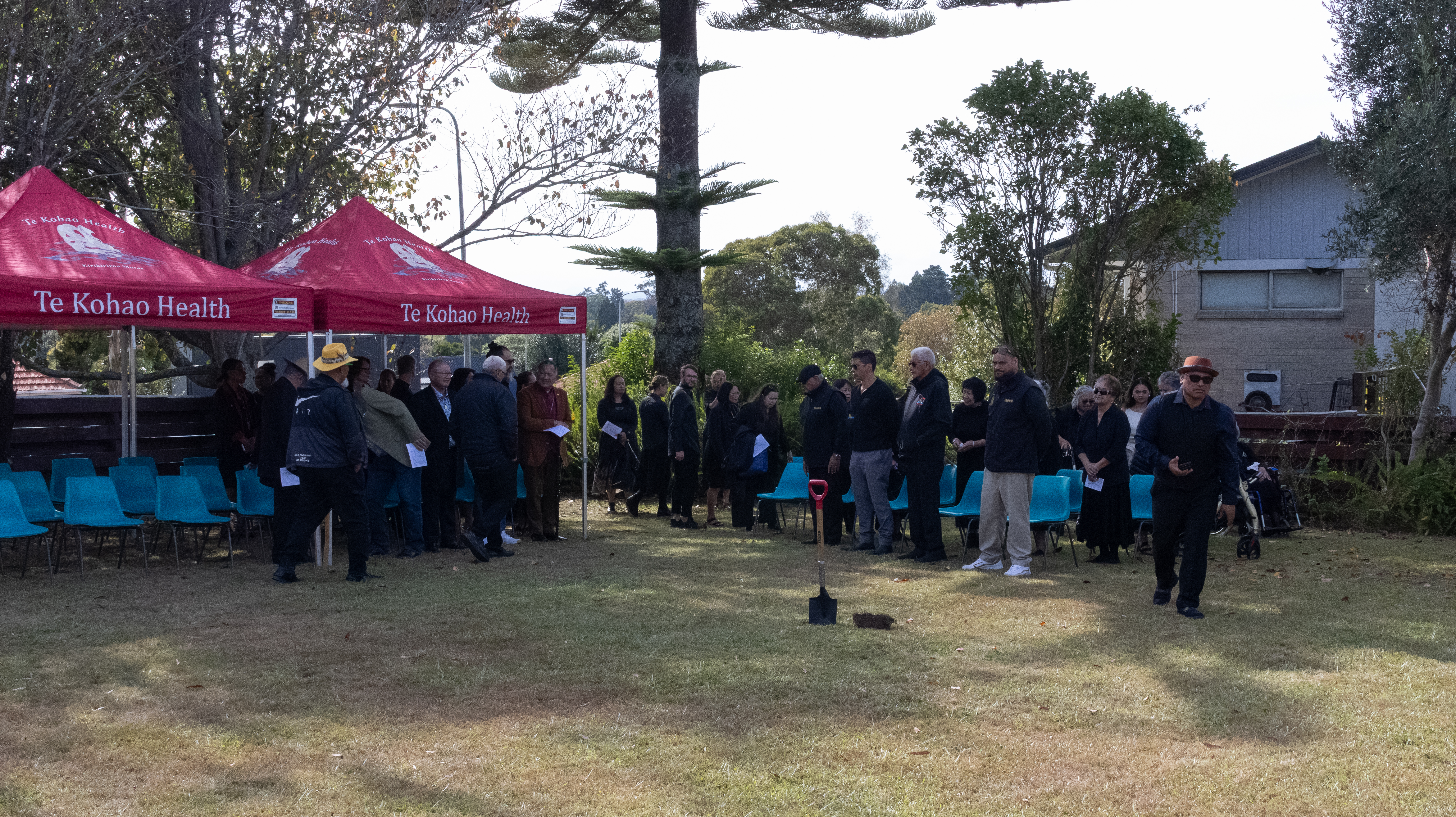 Turning of the Sod - 21 Ridout Street, Maeroa, Kirikiriroa